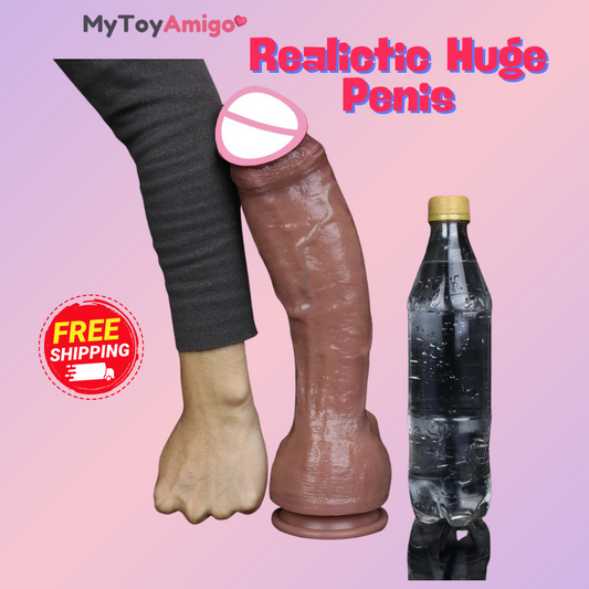 Realistic Huge Soft Dildo