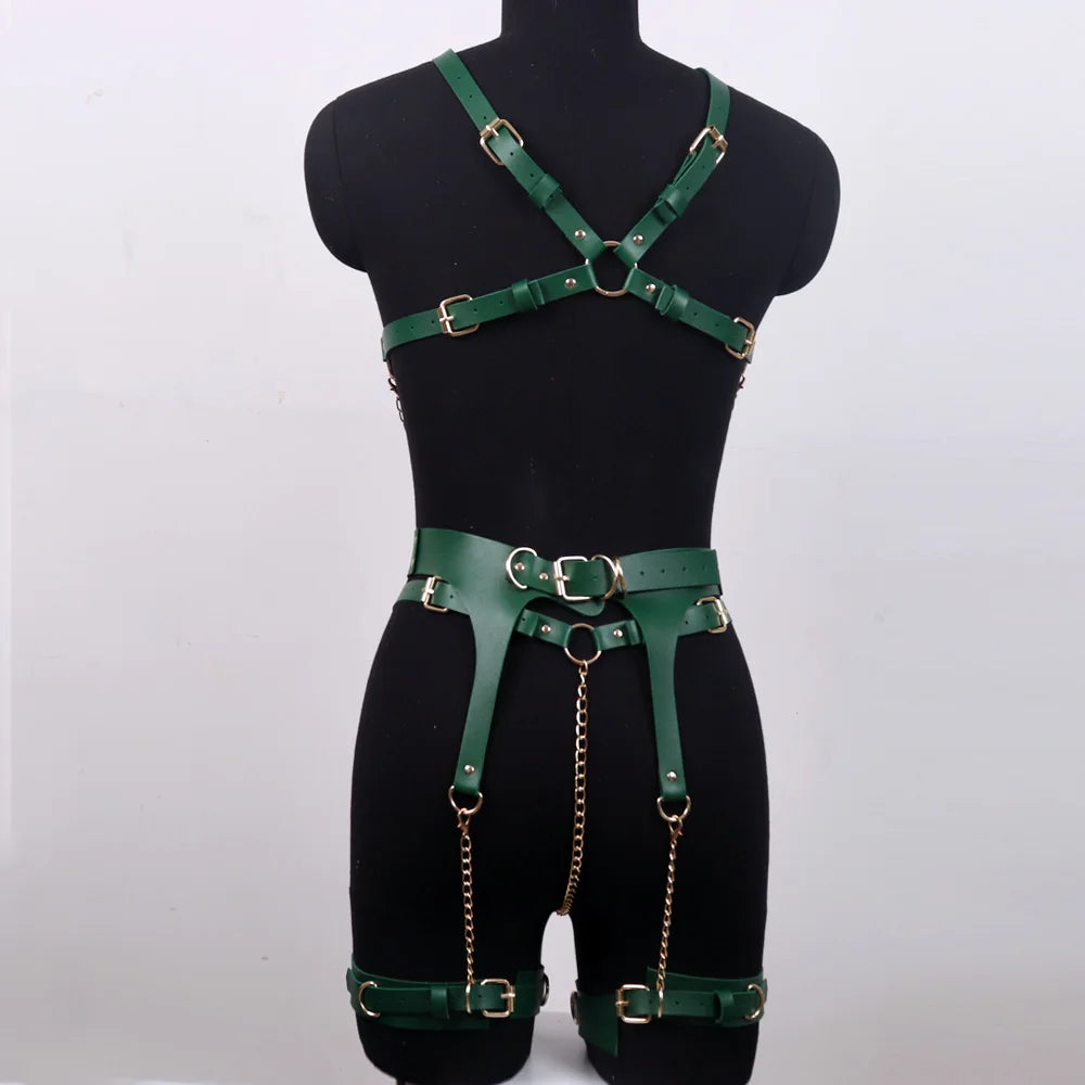 Bdsm Full Body Harness. 17 Styles And  HandCuffs