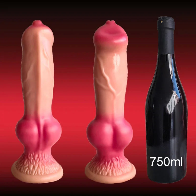 5 Sizes XXL Realistic Dog Dildos