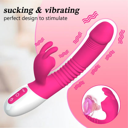 Big Rabbit  Sucking Vibrator 7 Speeds