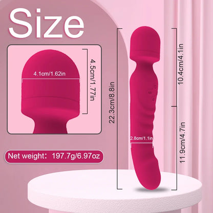 Dildo Heating Magic Wand Massage G-spot