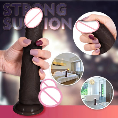 Dildo Vibrator 3 in1  Heating Thrusting