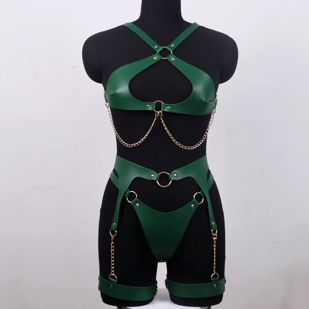 Bdsm Full Body Harness. 17 Styles And  HandCuffs