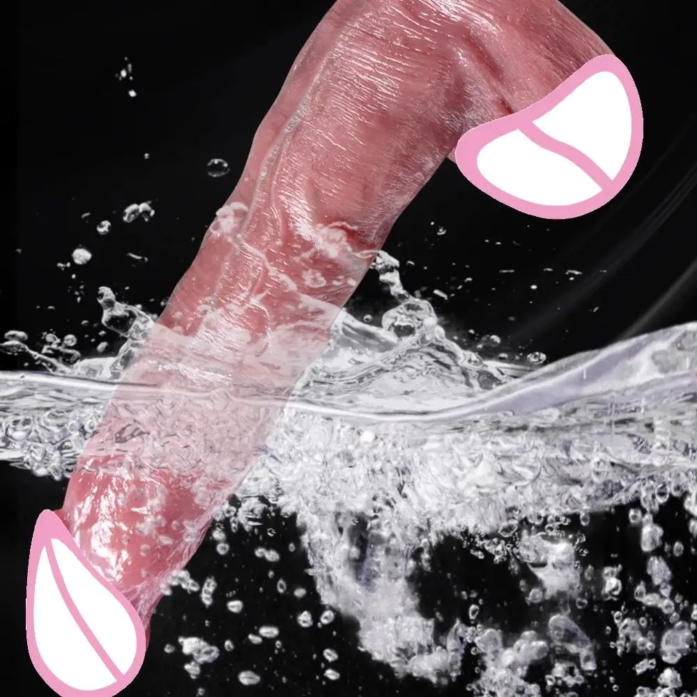 Dildo Vibrator Heated Strong With Suction Cup