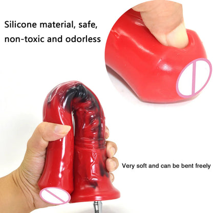 Horse dildo for Sex Machine Silicone