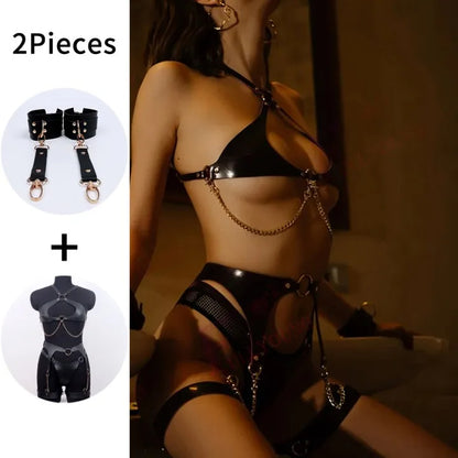 Bdsm Full Body Harness. 17 Styles And  HandCuffs